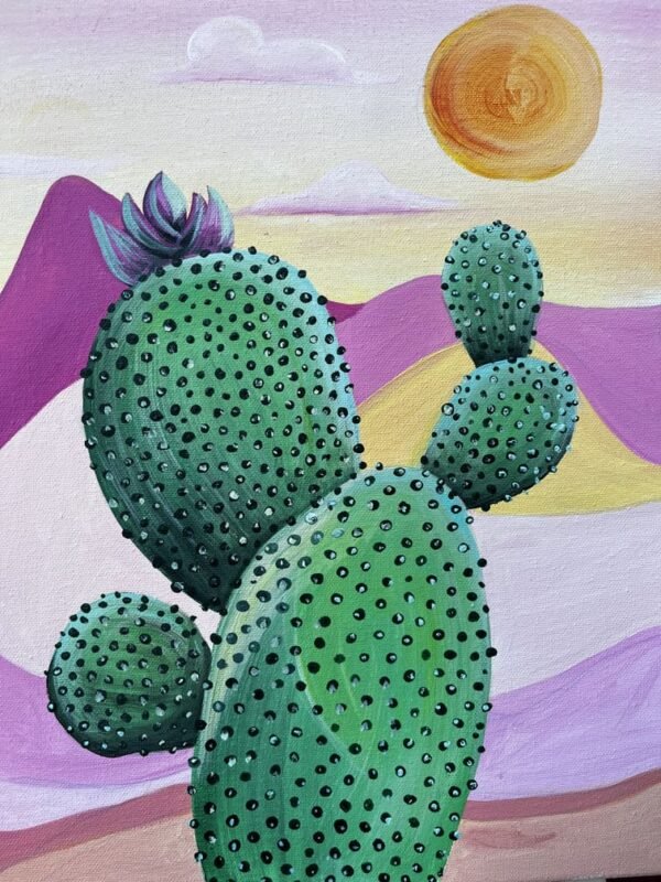 wine gogh cactus