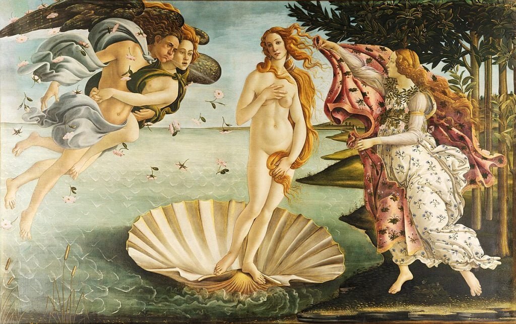 Sandro Botticelli La nascita di Venere Google Art Project edited
