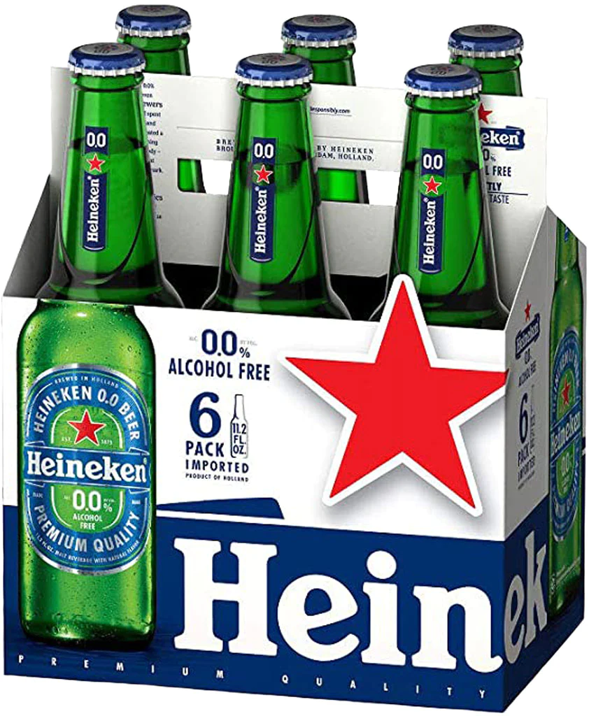 Heineken 0.0 Alcohol Free Lager 6pk